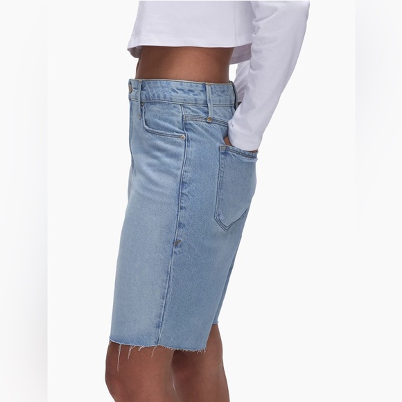 Good American Denim Bermuda Shorts a size 12 / 31 - Picture 3 of 12